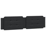 Cumpara ieftin Perna pentru tablie pat, Zadar, negru, 200 cm, piele artificiala