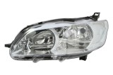 Far Peugeot 301, 01.2013-01.2017, DEPO 550-1158L-LDEMN, Electric, tip bec H1+H7, omologare ECE, fara motoras, cu lumini de zi, 9675139080, Stanga