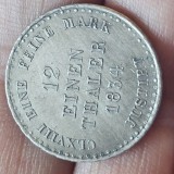 1/12 Taler 1834 B , argint , stare f buna