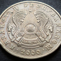 Moneda 50 TENGE - KAZAHSTAN, anul 2000 * cod 3473 A