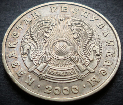 Moneda 50 TENGE - KAZAHSTAN, anul 2000 * cod 3473 A foto