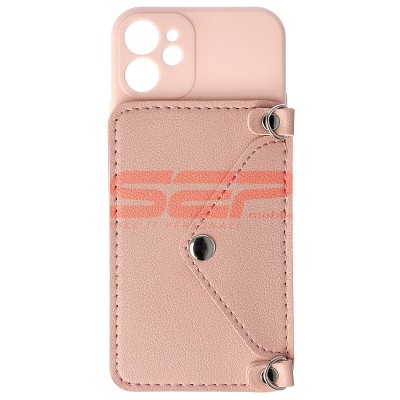 Toc TPU Crossbody Wallet Apple iPhone 12 mini PINK foto