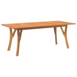 Cumpara ieftin Masa de gradina, 200x90x75 cm, lemn masiv de acacia