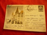 Carte Postala Ilustrata - Castelul Huniazilor circulat 1959, Circulata, Printata