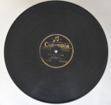 Zavaidoc Th. - Foaie verde si-o negara / De la primarie-n sus - disc ebonita patefon/gramofon Columbia