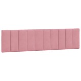 Cumpara ieftin Perna tablie de pat, Hanko, roz, 200 cm, catifea