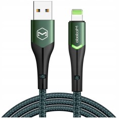 Mcdodo Usb Fulger Cablu De &Icirc;ncărcare Rapidă 36W Pentru Iphone 13 14 1M Condus Verde