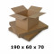 Cutie carton 190x60x70, natur, 5 straturi CO5, 690 g/mp