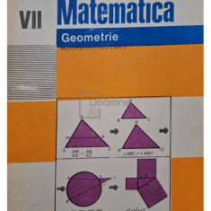 Ion Cuculescu - Matematica - Geometrie - Manual pentru clasa a VII-a (editia 1985)