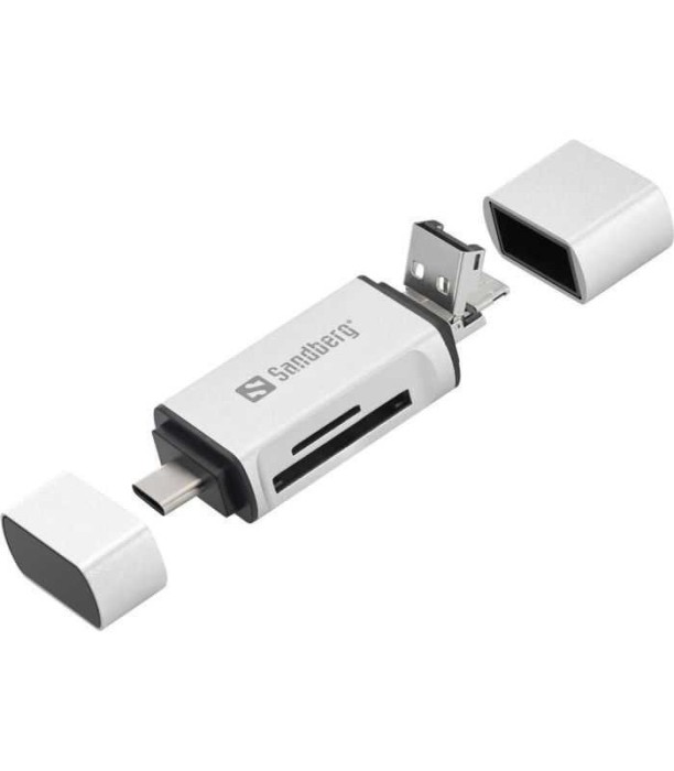 Cititor de carduri SD MicroSD cu conectare USB type C USB Micro USB
