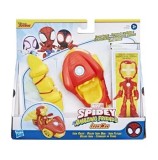Cumpara ieftin Set Spidey si Prietenii lui Extraordinari - Masinuta, figurina si accesoriu Iron Man