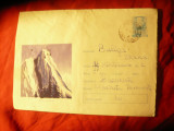 Plic ilustrat - Vedere din Bucegi 1960 comanda 1117