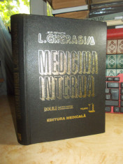 L. GHERASIM - MEDICINA INTERNA * VOL 1 : BOLILE APARATULUI RESPIRATOR , 1996 foto