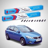 Cumpara ieftin Ștergătoare Kia Ceed I SW Facelift ED 2009-2012 | Set Față Flat Premium &ndash; TeamCar&reg;