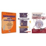Pachet Bacalaureat 2026. Limba si literatura romana, Matematica M-stiintele-naturii si M-tehnologic si Biologia pe intelesul tuturor clasele 11-12 - M