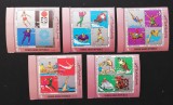 YEMEN A.R. -MEDALIATI OLIMPICI CU AUR GERMANI-5 V.-NEOBLITERAT-MNH**-YAR 037A, Asia, Sport