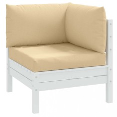 vidaXL Perne de paleți, 3 buc., melanj bej, material textil 4002655