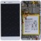Huawei Honor 5X (KIW-L21) Capac frontal modul display + LCD + digitizer + baterie argintie 02350PEN