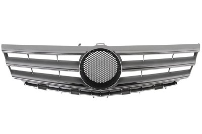 Grila radiator Mercedes Clasa A (W169), 05.2008-06.2012, crom/gri, 1698801683, 502105-2 Model ELEGANCE foto