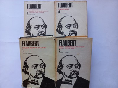 GUSTAVE FLAUBERT - OPERE [ VOL. I, II, III, IV] 4 VOLUME, 1979 - 1985 foto