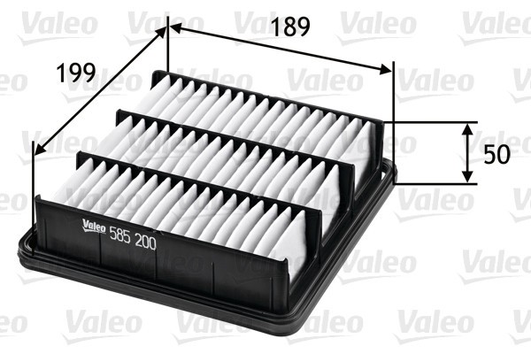 VALEO 585200 Filtru aer