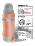 Extensie/Manson Penis Real Feel Enhancer XL, Natural, 17.8 cm