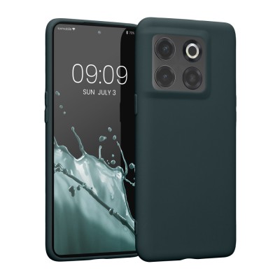 Husa kwmobile pentru OnePlus 10T , Silicon, Albastru, 59644.202 foto