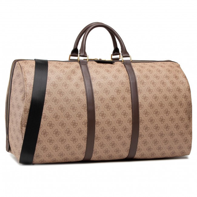 Guess, Geantă Vezzola Weekender Brown, Maro