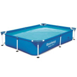 Piscina Steel Pro Bestway cadru metalic, 221 x 150 x 43 cm, dreptunghiulara