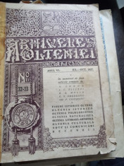 Revista Arhivele Olteniei nr.32-33/1927 foto