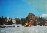 Poiana Brasov. Hotel Alpin si Ciucas (Carte postala necirculata)