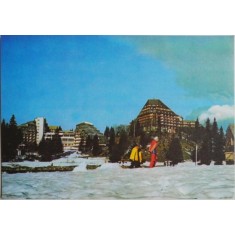 Poiana Brasov. Hotel Alpin si Ciucas (Carte postala necirculata)
