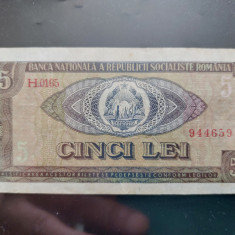 Bancnota 5 lei 1966 Romania