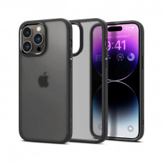 Husa Compatibila cu iPhone 14 Pro Max - Spigen Ultra Hybrid Frost Negru