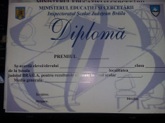 7 diplome/premiu/diplome merit/diplome de excelenta nescrise/nefolosite,T.GRATUI foto