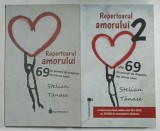 REPERTOARUL AMORULUI , 69 DE POVESTI DE DRAGOSTE DIN ISTORIA LUMII de STELIAN TANASE , VOLUMELE I - II , 2019 -2020 , DEDICATIE *