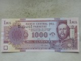Bancnota Paraguay 1000 Guaranies, 2005, Numismatica