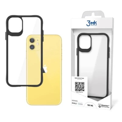 Husa Cover Satin Armor 3MK pentru iPhone 11 Negru foto