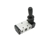 Electrovalva pneumatica 3 circuite 1/4 cu maneta pentru aer comprimat