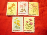 Serie mica San Marino 1971 - Flora , 5 valori, Nestampilat