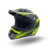 Casca motocross/atv copii XTR 125, culoare negru/galben, marime YS, 51-52cm Cod Produs: MX_NEW XTR125-96