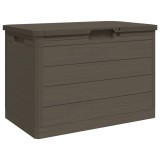 Cumpara ieftin Cutie de perne de exterior maro 77,5x44,5x53 cm polipropilena
