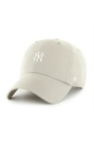 47 brand șapcă MLB New York Yankees culoarea gri, uni, B-FNDTN17GWS-F5A