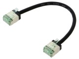 Patch cord U/FTP Cat 8.1 0,15m LSZH negru 32AWG Goobay