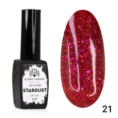 Oja semipermanenta Stardust, reflectorizant, Global Fashion 8ml, 21