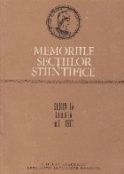 Memoriile sectiilor stiintifice. Seria IV, Tomul IV, nr. 1, 1981