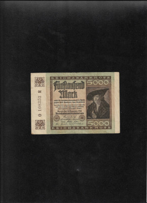 Germania 5000 marci mark 1922 seria108352 foto