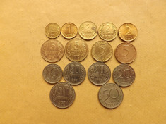 Bulgaria Lot nr. 1 - 15 monede : 1, 2, 5, 10, 20, 50 stotinki / 1962 - 2000 foto