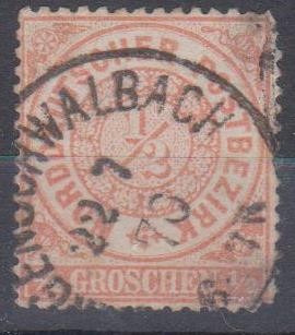 Germania - nord postbezirk, 1869, stampilat (G1) foto