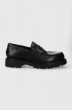 Vagabond Shoemakers mocasini de piele CAMERON barbati, culoarea negru, 5675.001.20